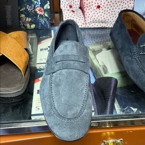 Bruno Magli Charcoal Suede Men's Loafers
